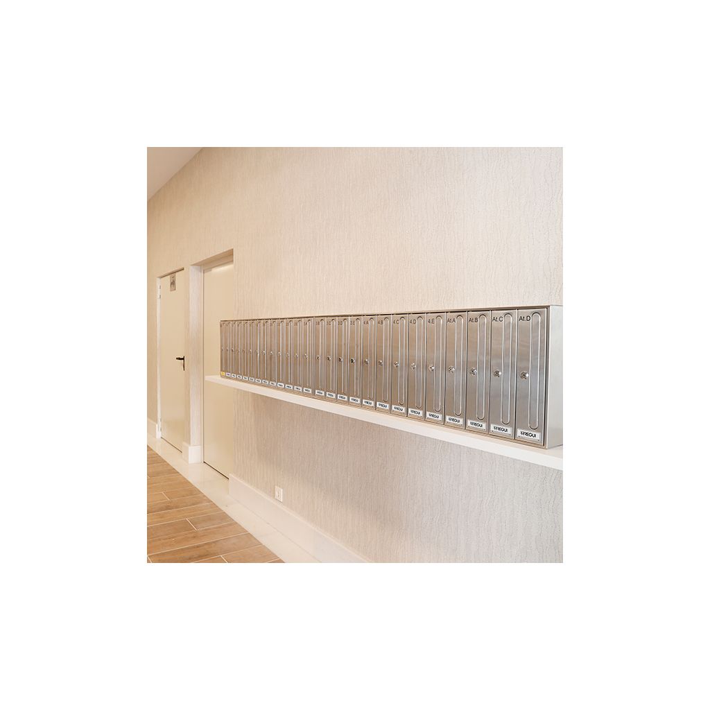 Grupo buzones Arregui Front V1600 inox satinado